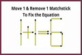 Matchstick Riddle: Solve 1x5=8 by Moving Just 1 Stick